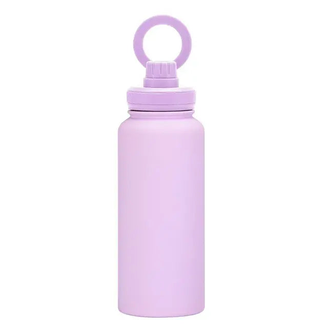 Insulated Water Bottle With Phone Holder